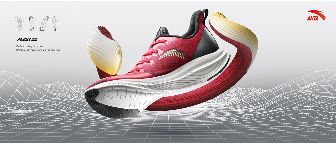 Flexible sole hotsell running shoes